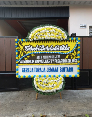 Papan Bunga Duka di Tanjung Manis